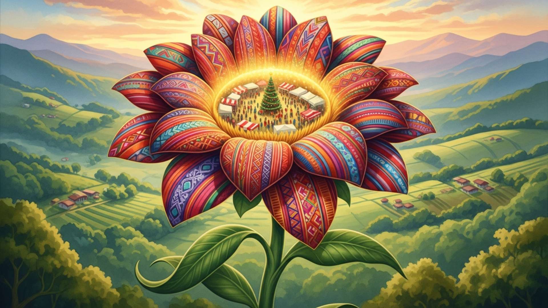 Empresarios rurales se reúnen en San José para una muestra navideña