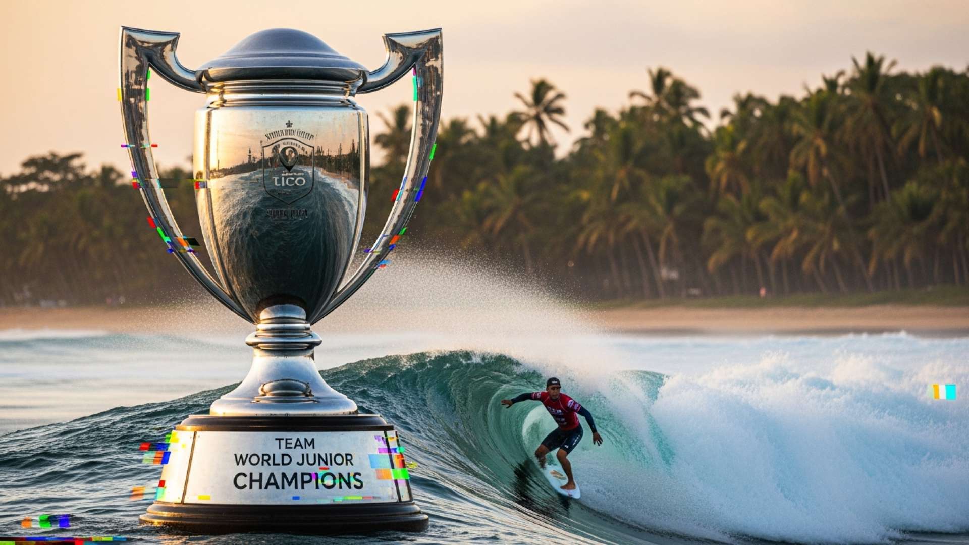 Los surfistas ticos despuntan en el Mundial Junior