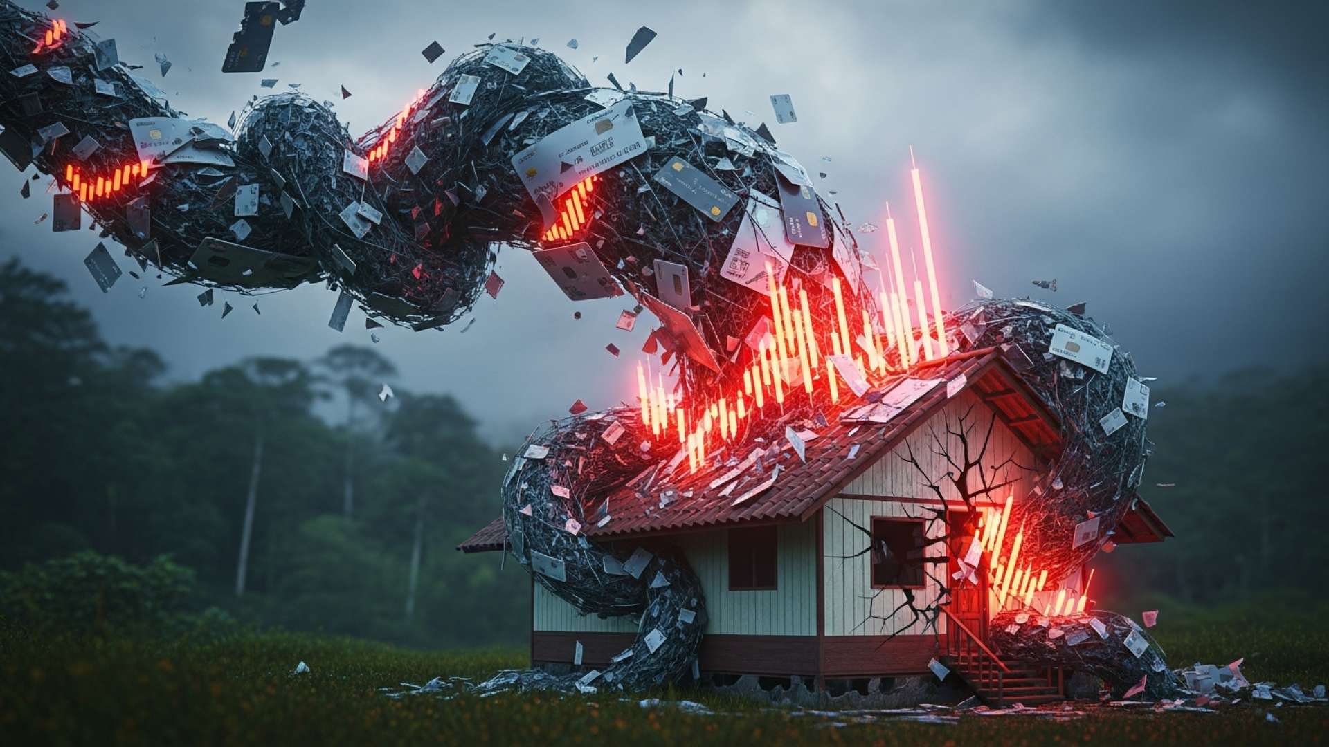 Una nación ahogada por la deuda