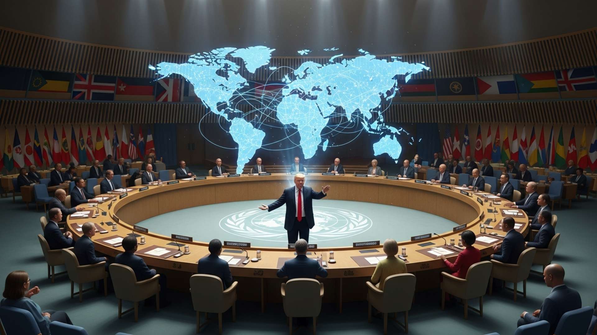 Asientos multimillonarios ofrecidos en el nuevo orden mundial de Trump