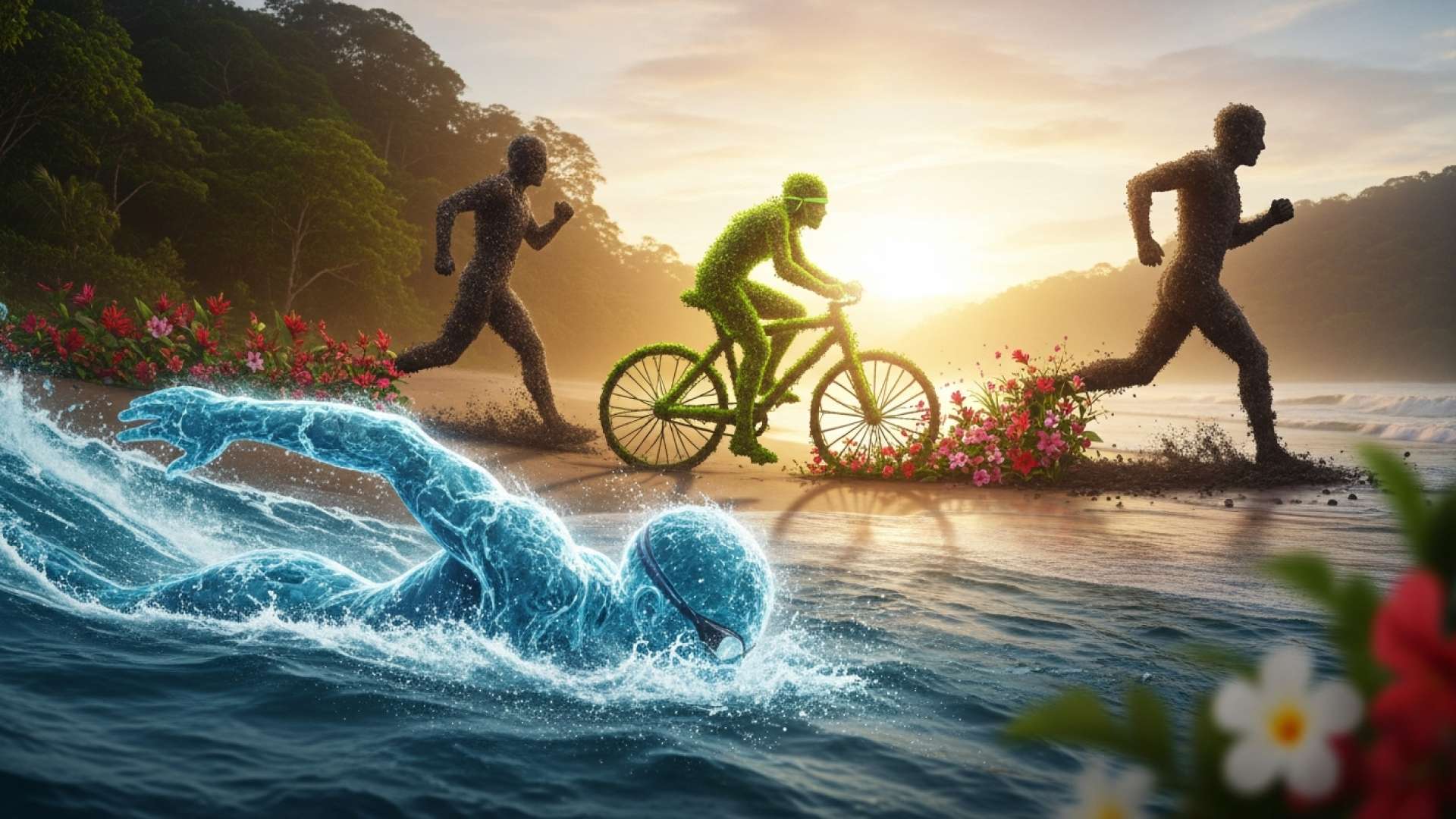 Cartago y Alajuela dominan acuatlón de Juegos Nacionales