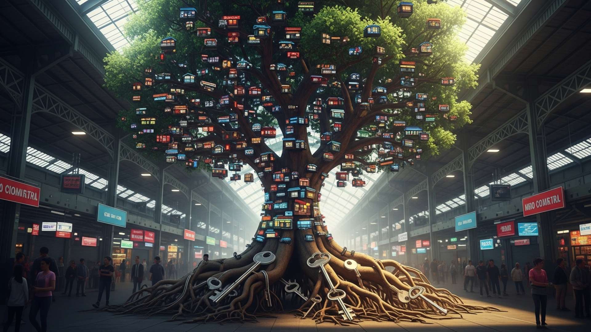 Los comerciantes del Mercado Central respaldan a Natalia Díaz tras su victoria en la reforma del alquiler