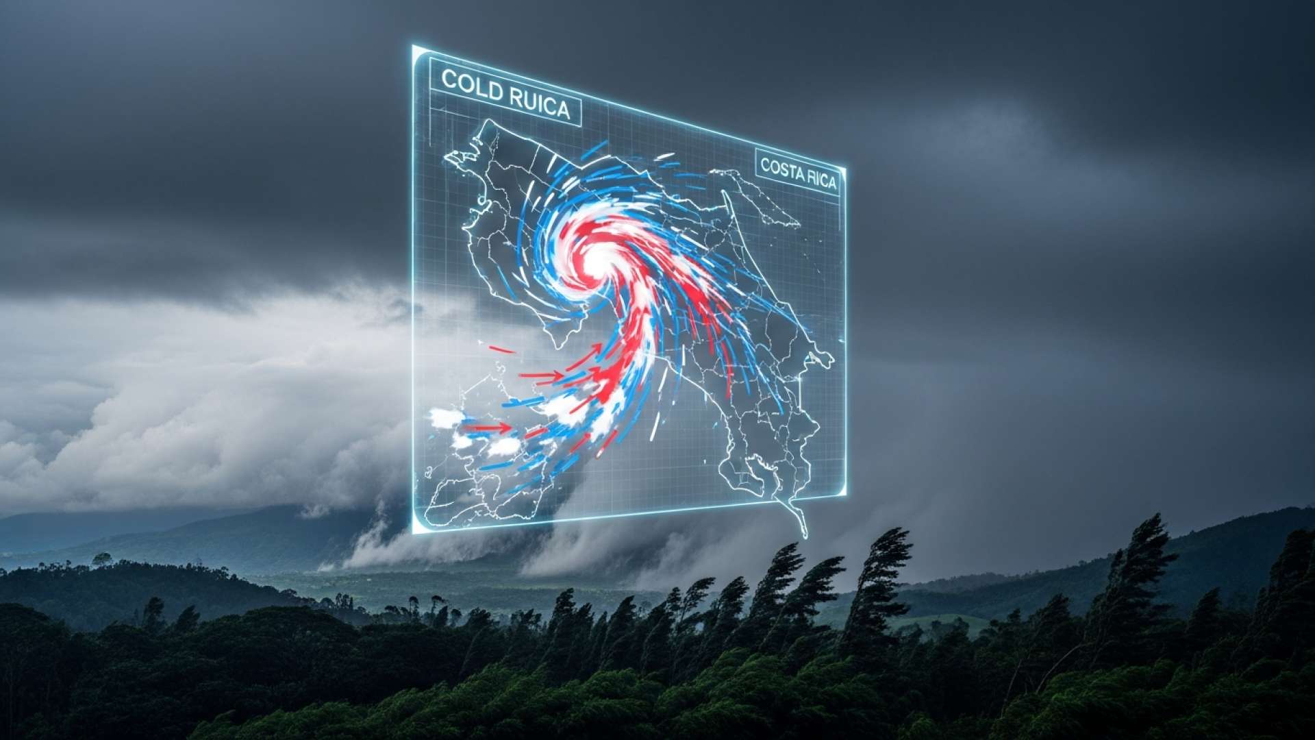 Costa Rica en alerta máxima ante la llegada de un intenso frente frío