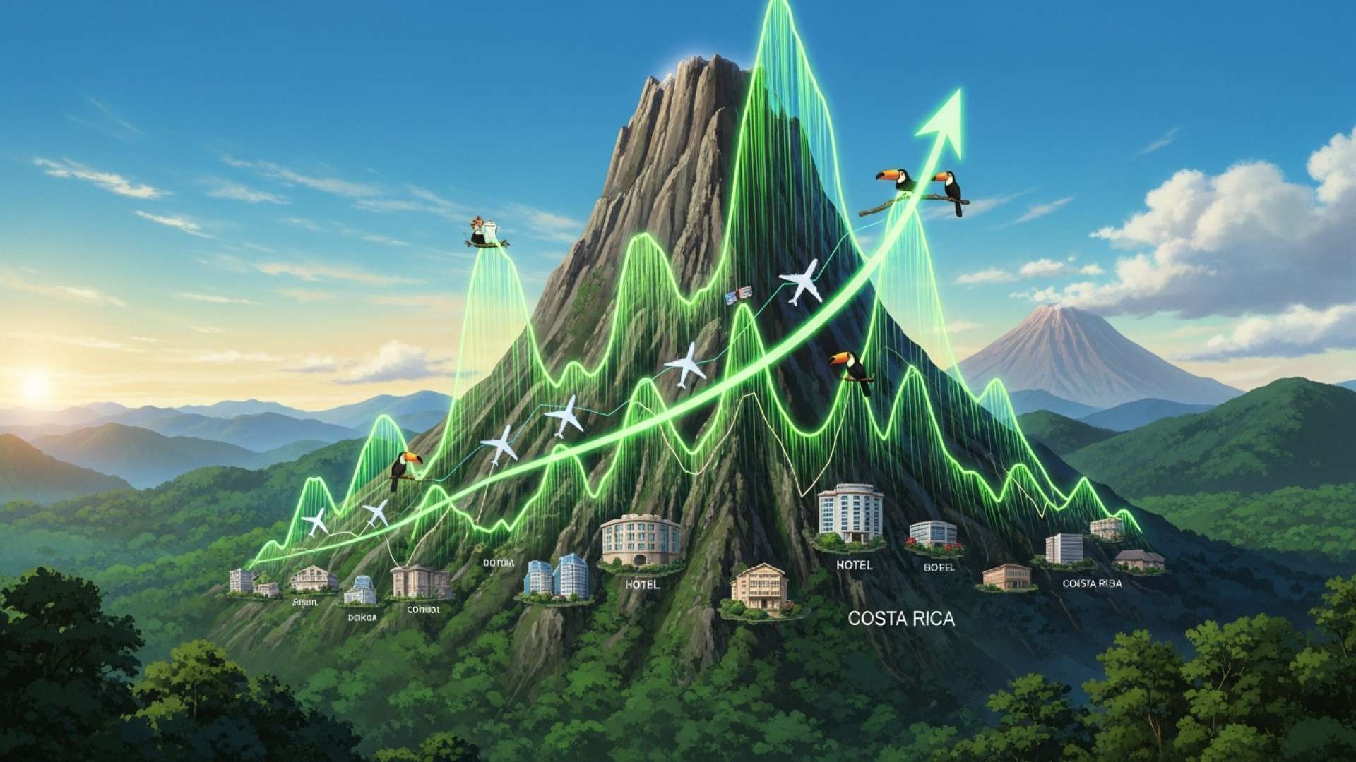 Se detiene el crecimiento del turismo en Costa Rica