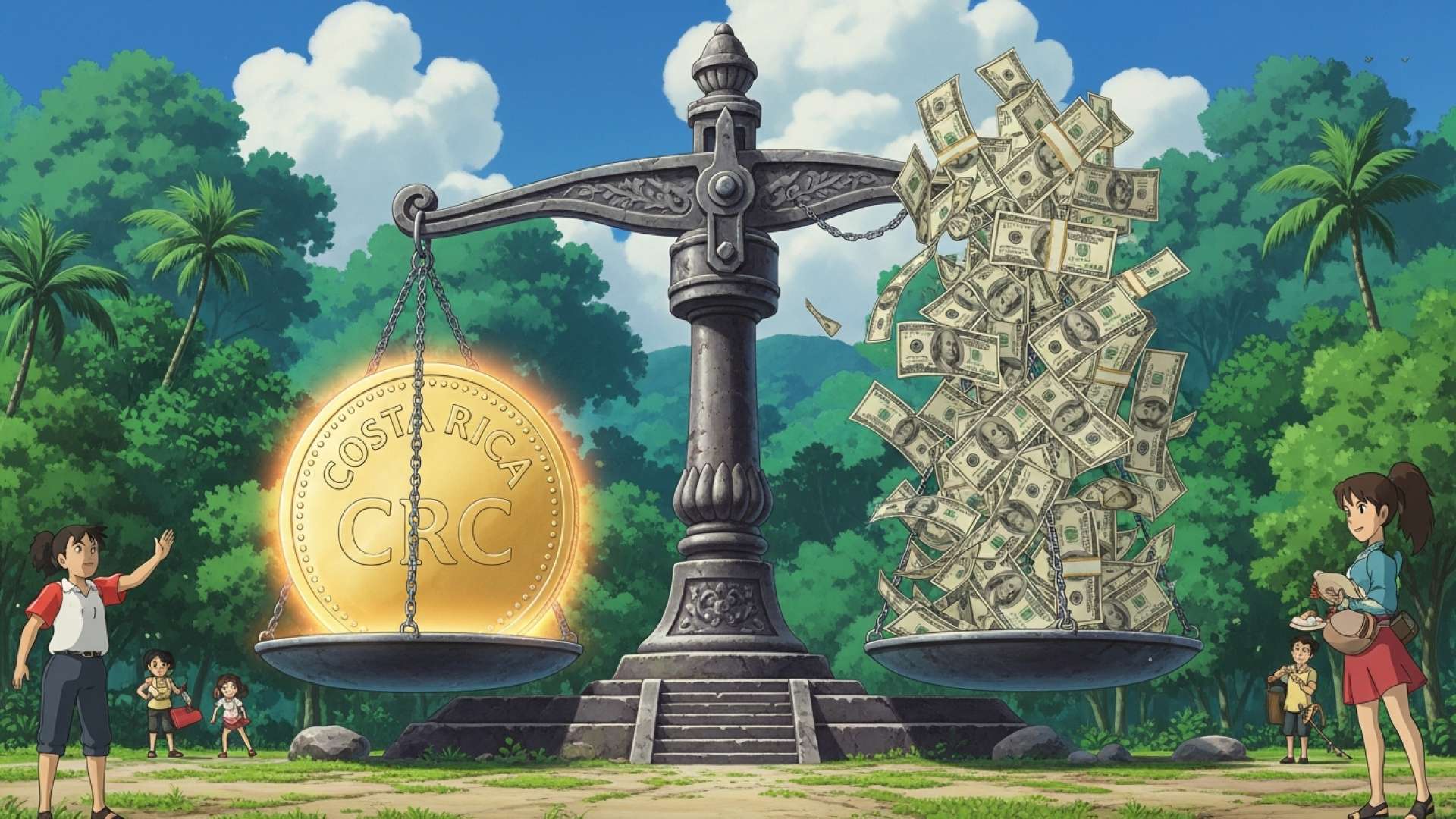 El Colón costarricense alcanza máximos de 19 años frente al dólar