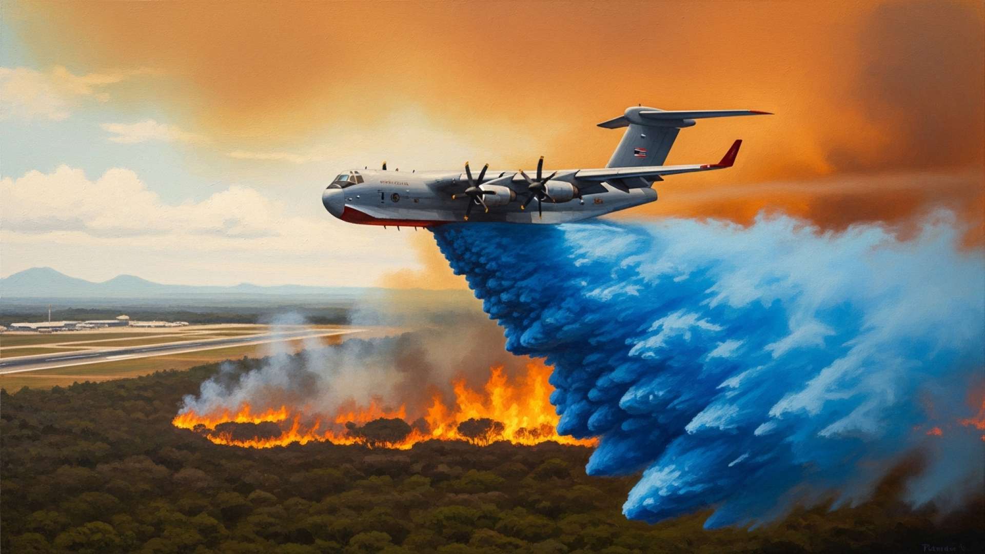 El primer gran incendio forestal de 2026 arrasa el paisaje de Liberia