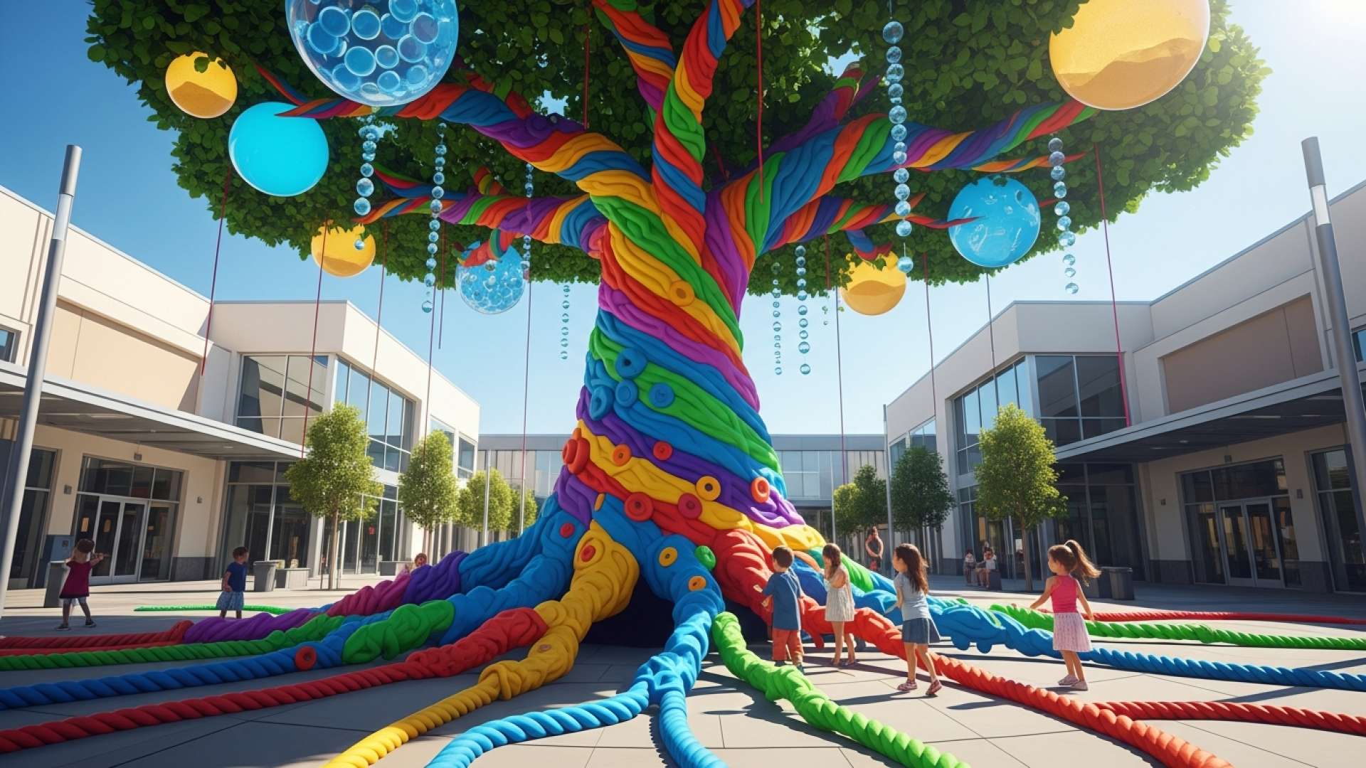 Lincoln Plaza estrena un innovador parque sensorial para niños