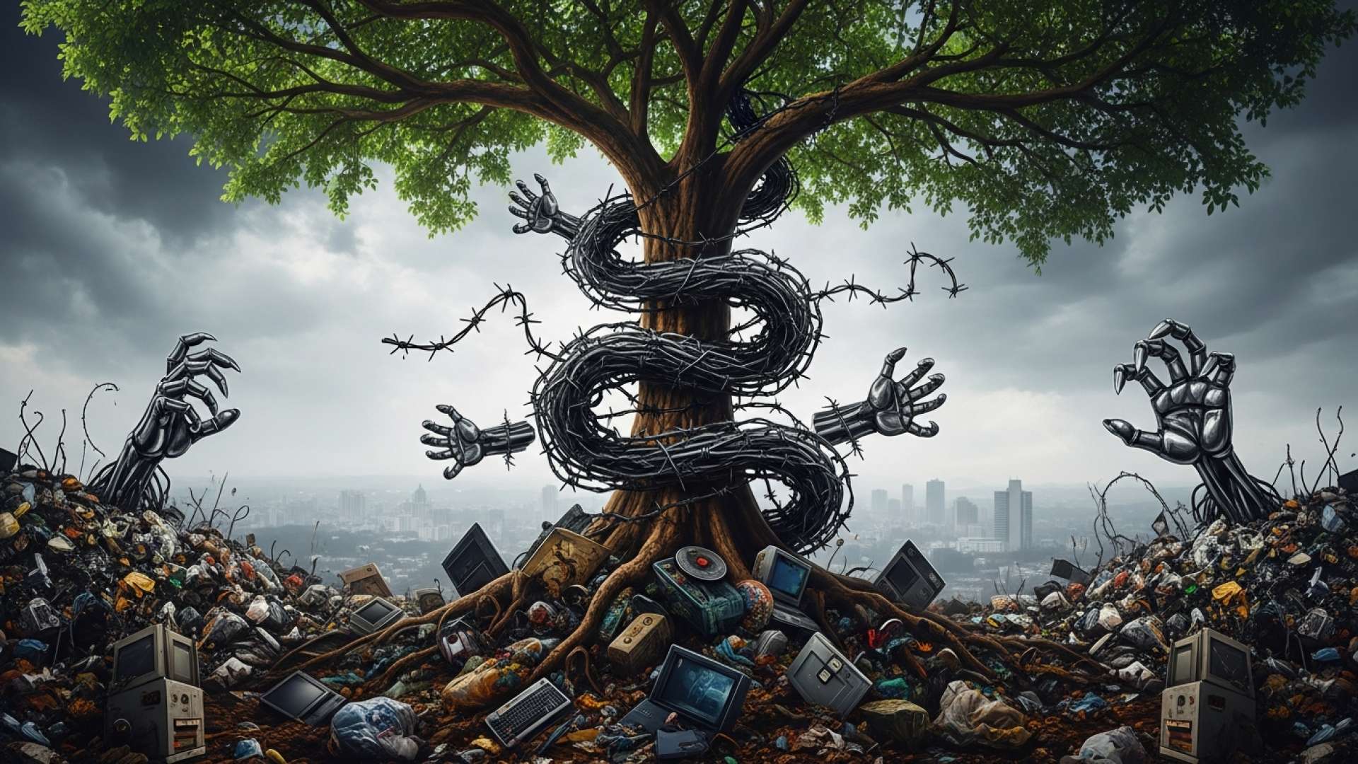 La banda de Los Diablos convierte la basura en dinero criminal