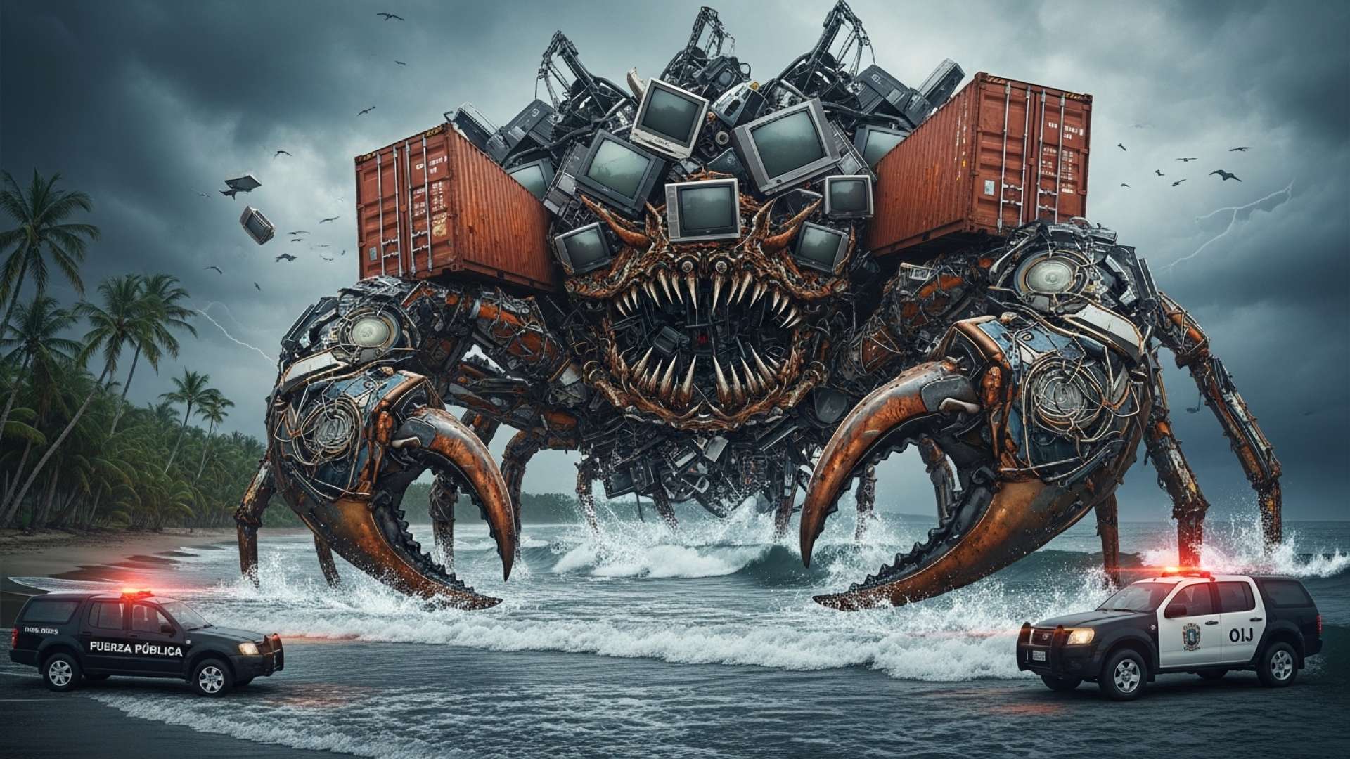 Una fuga en una azotea destapa una red de objetos robados en Limón