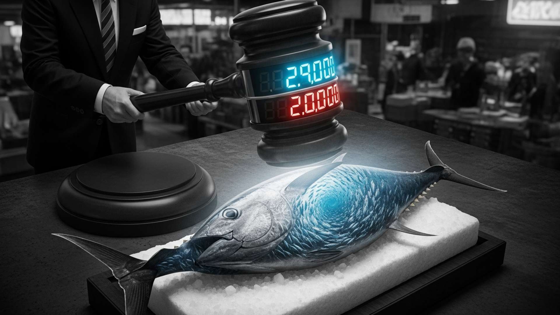 La subasta de atún de Tokio bate récords con 3,2 millones de dólares