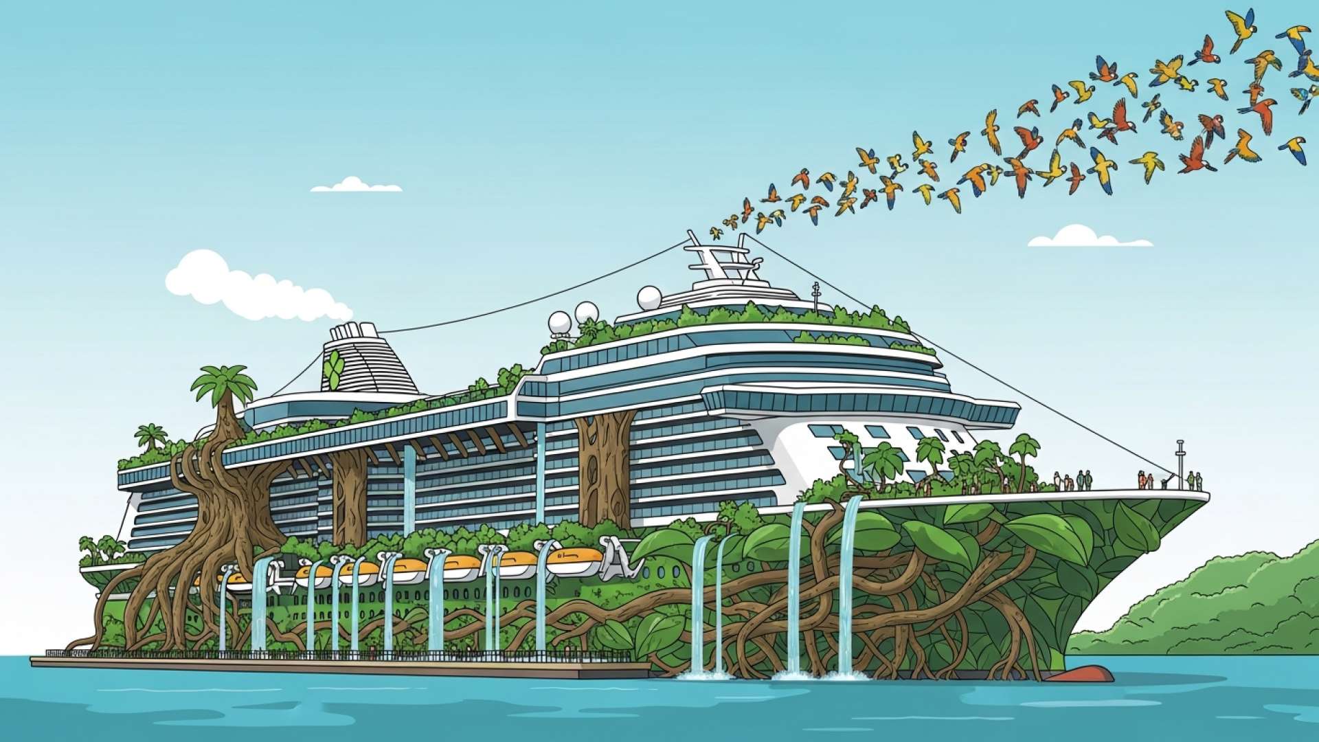 La triple llegada de cruceros refuerza la economía de Limón