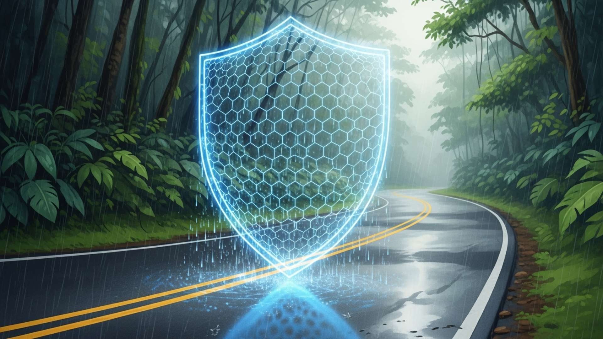 La inmensa mayoría de las carreteras conectoras de Costa Rica se consideran peligrosamente resbaladizas