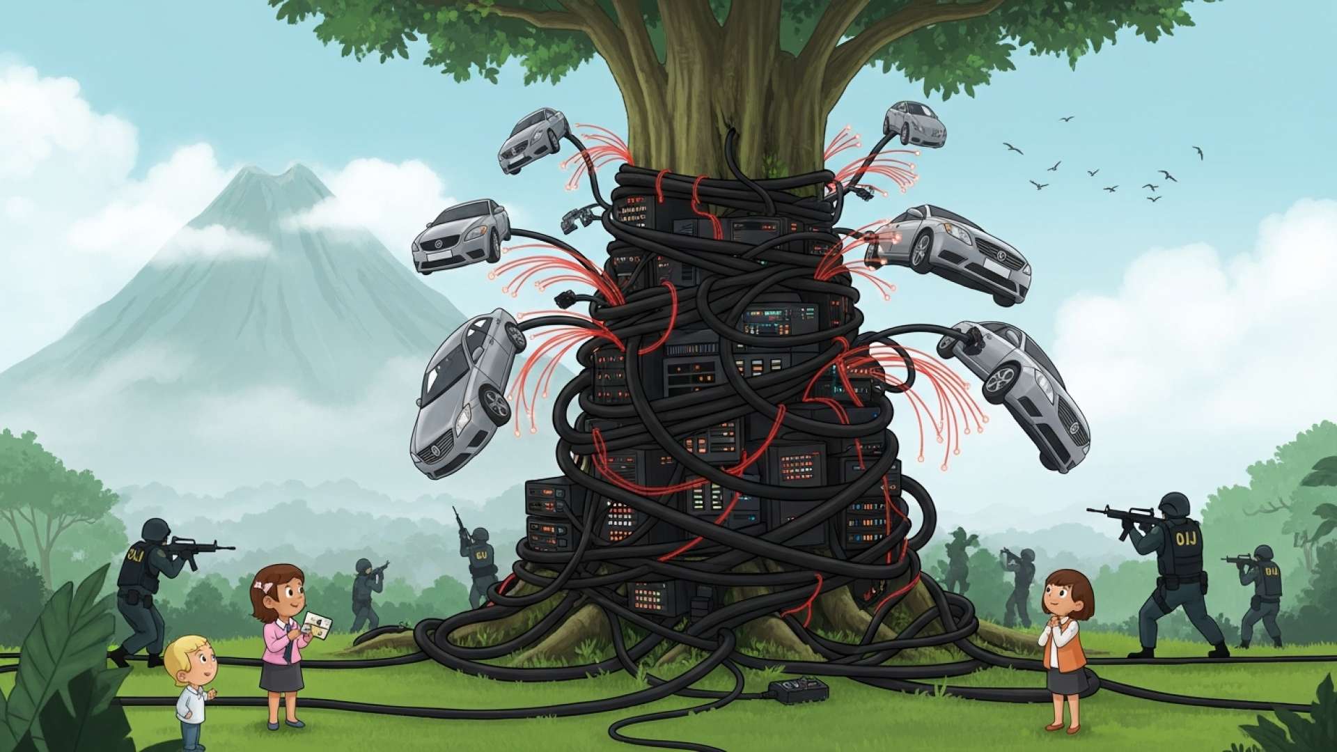 Desmantelado un violento sindicato dedicado al robo de coches en redadas a escala nacional