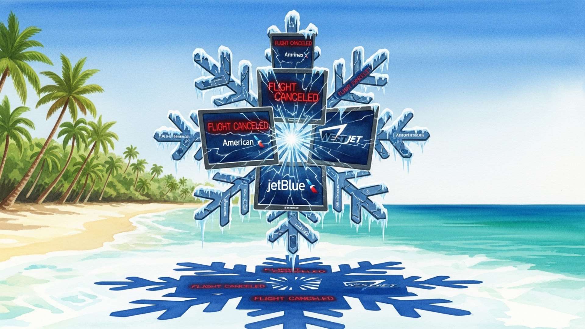 Tormenta invernal Helecho interrumpe vuelos en aeropuerto de Guanacaste