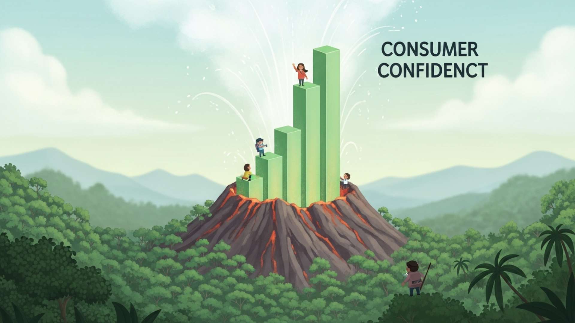 La confianza de los consumidores alcanza su máximo histórico en 24 años