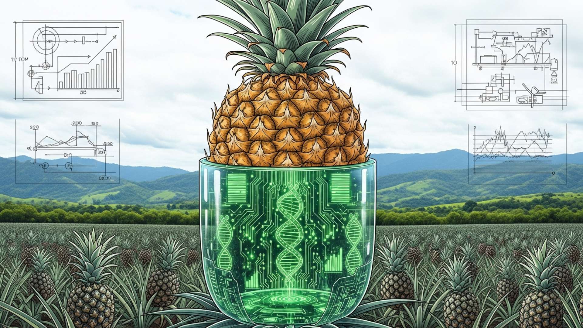 La UNED saca oro agrícola de los residuos de la piña