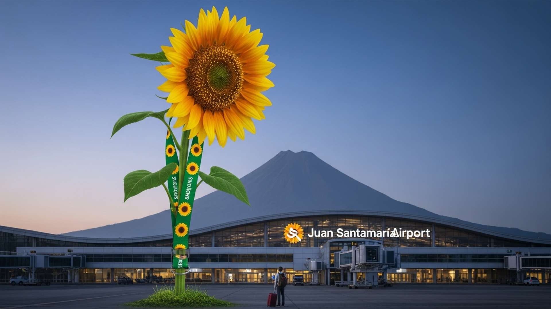El principal aeropuerto de Costa Rica adopta el símbolo mundial de la discapacidad oculta