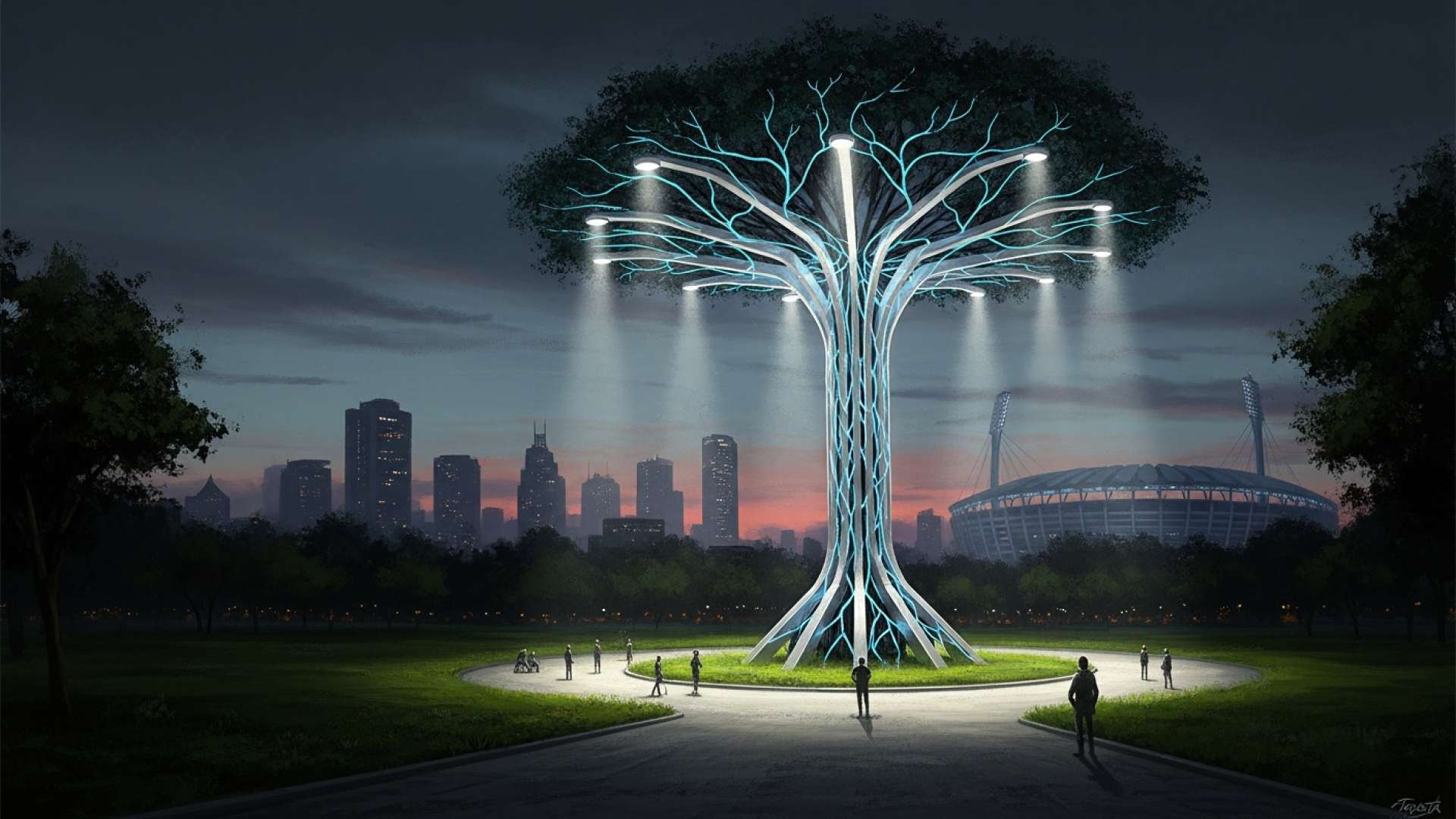El parque de La Sabana se embarca en un proyecto de iluminación de 24 horas sin precedentes
