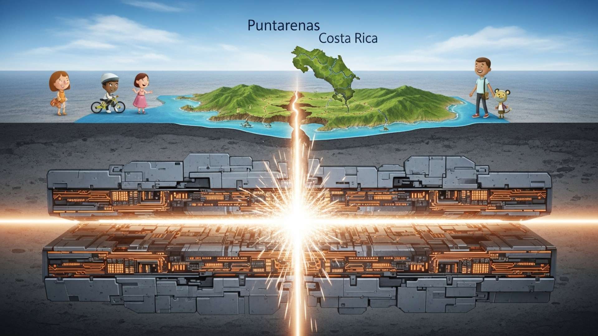 Un temblor moderado de magnitud 4,2 sacude la costa de Puntarenas