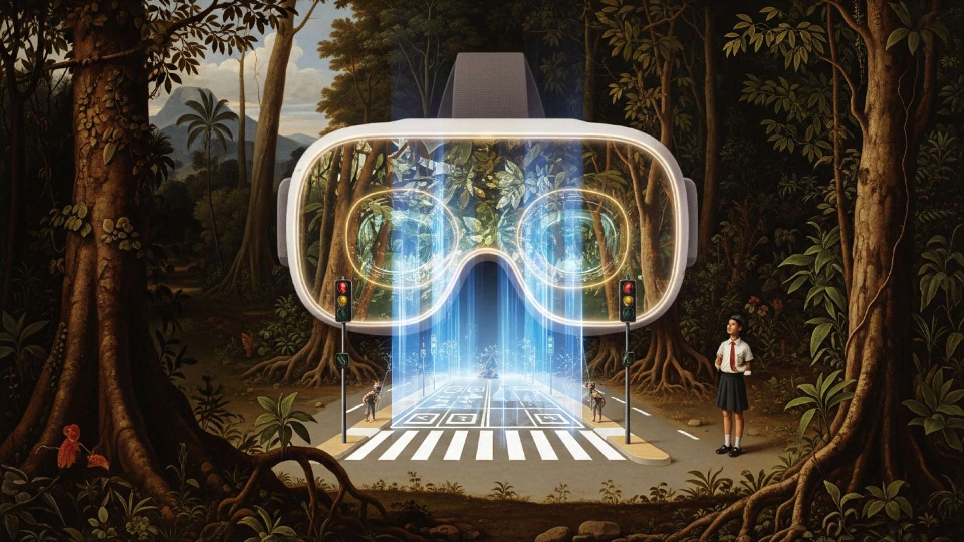 Los alumnos de Pavas aprenden seguridad vial a través de la realidad virtual