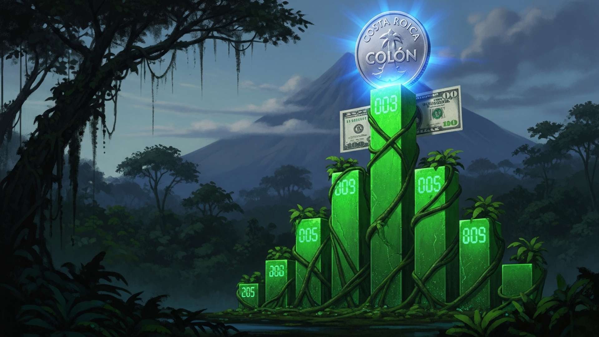 Se espera que el colón costarricense mantenga su dominio sobre el dólar estadounidense hasta finales de 2026