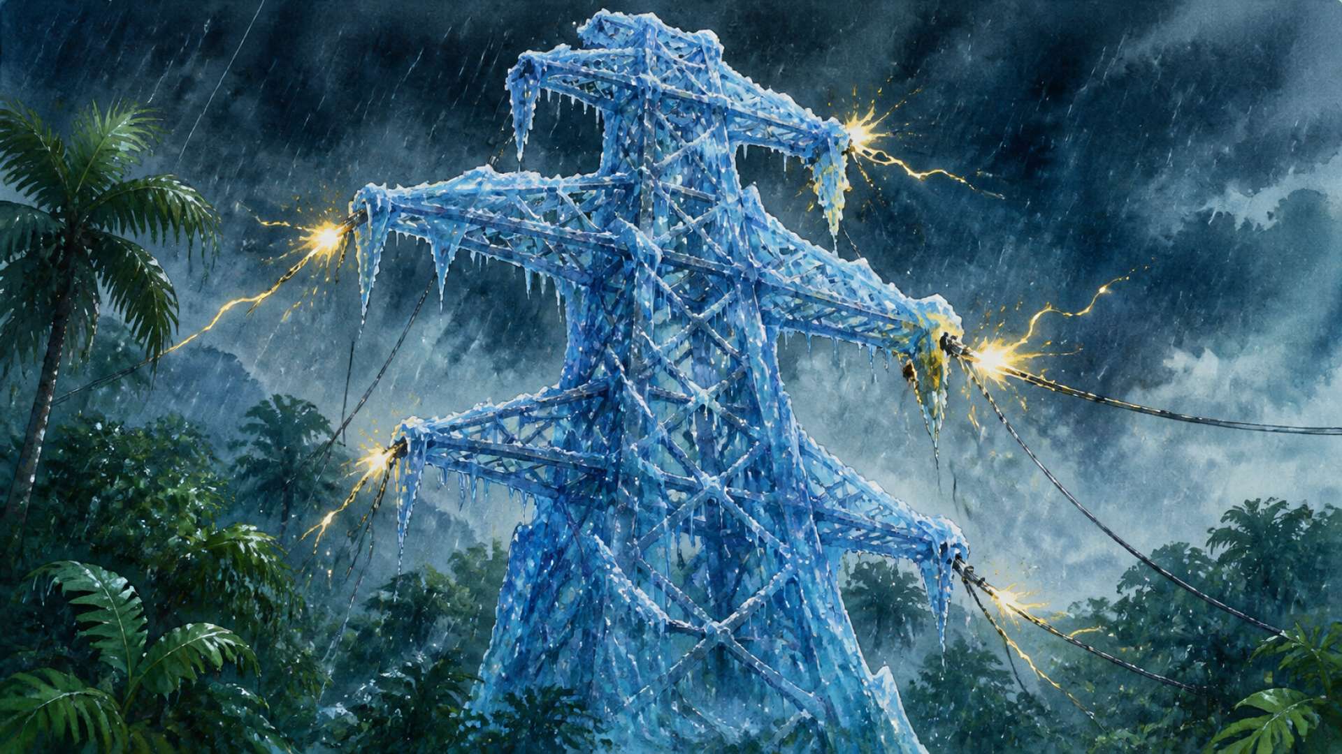 El ICE Restablece la Electricidad a Miles de Personas Después de que la Onda Tropical 32 Azote Costa Rica