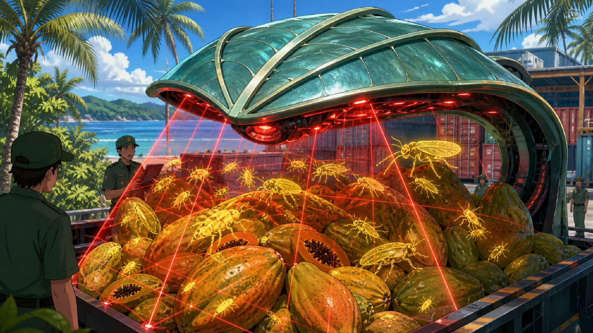 Autoridades costarricenses decomisan y destruyen toneladas de papaya de contrabando en la frontera sur