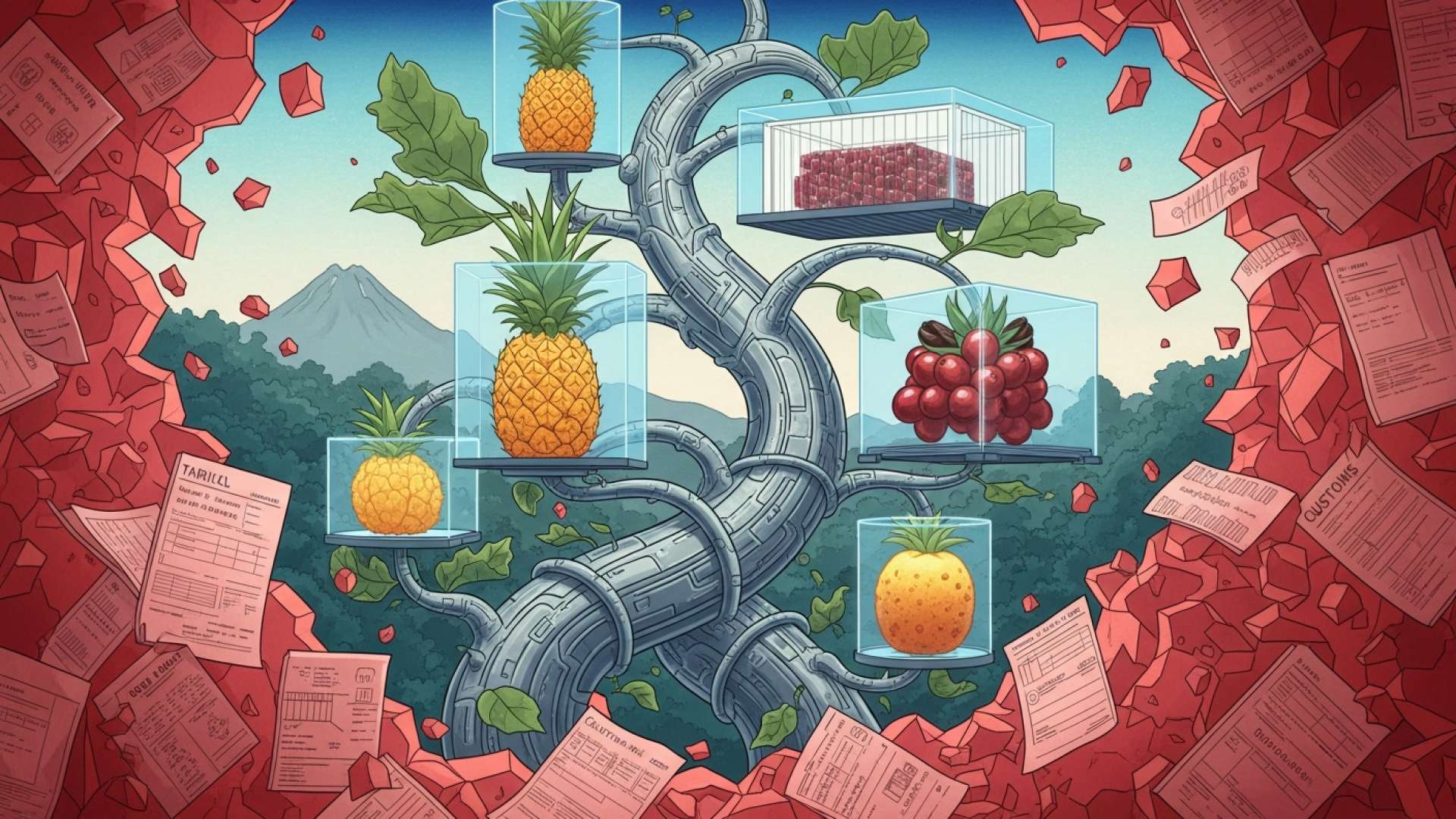 La industria alimentaria costarricense lucha contra los aranceles estadounidenses y la ineficacia interna