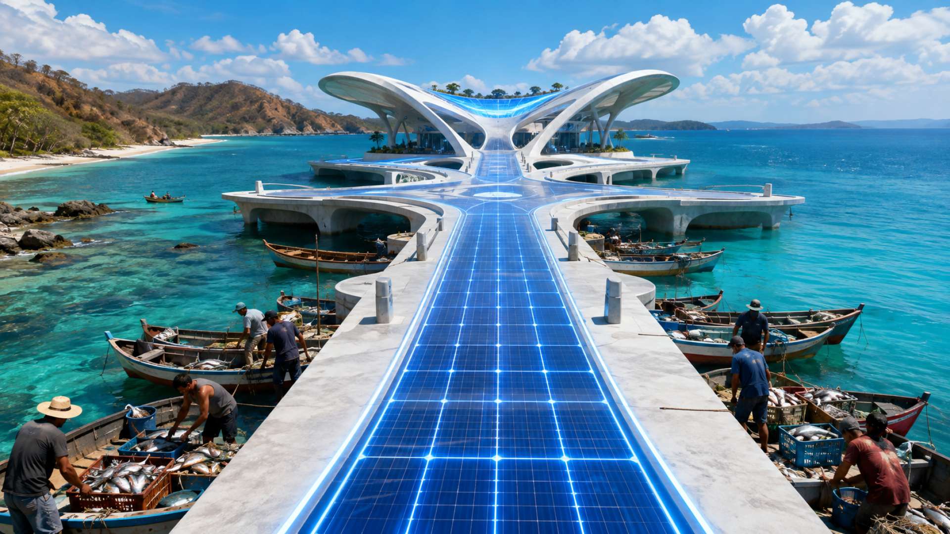 El impulso a la infraestructura de Guanacaste entrega un muelle histórico en Puerto Conchal y un impulso económico rural