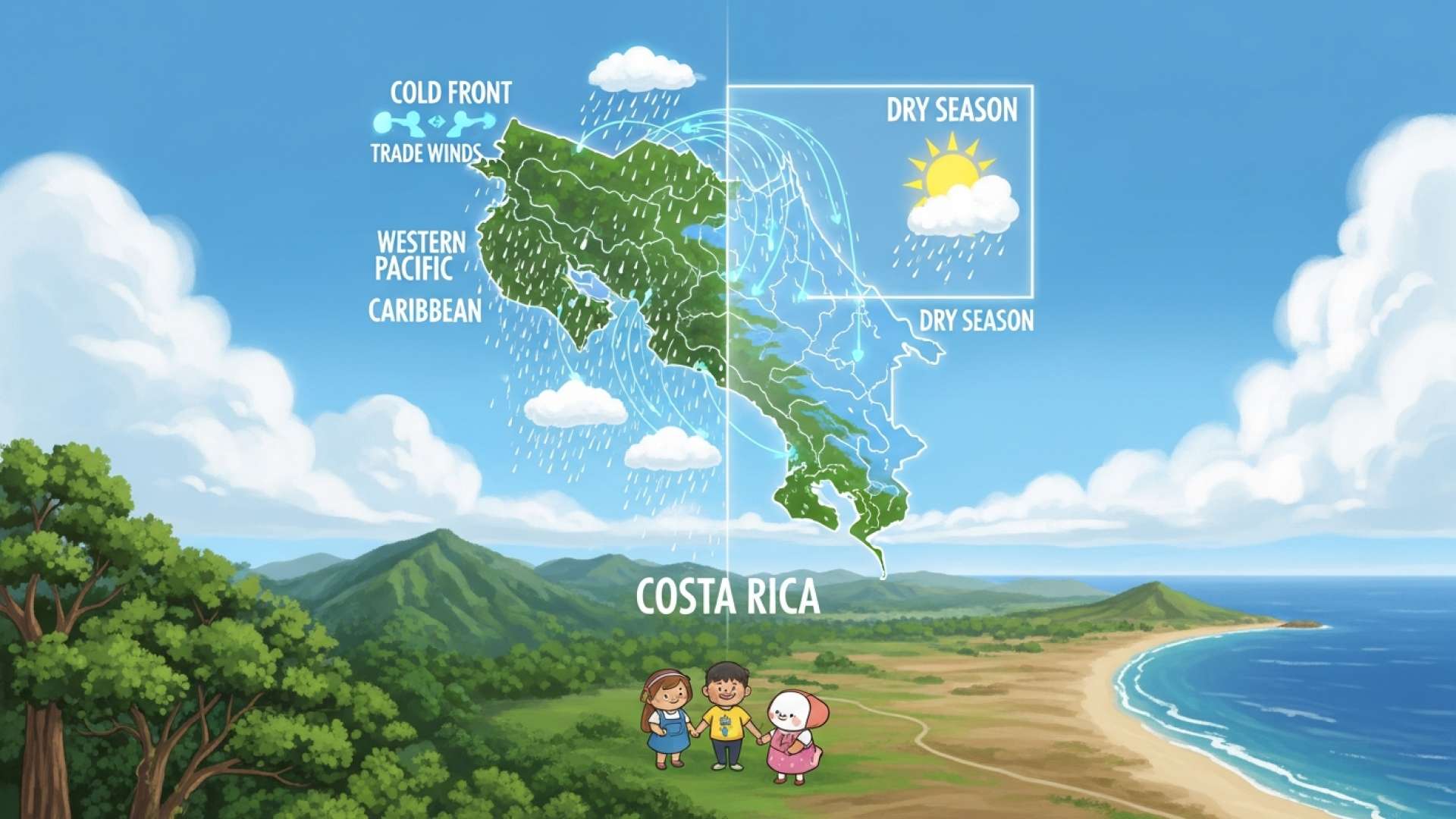 Un nuevo frente frío intensifica los vientos en todo el país