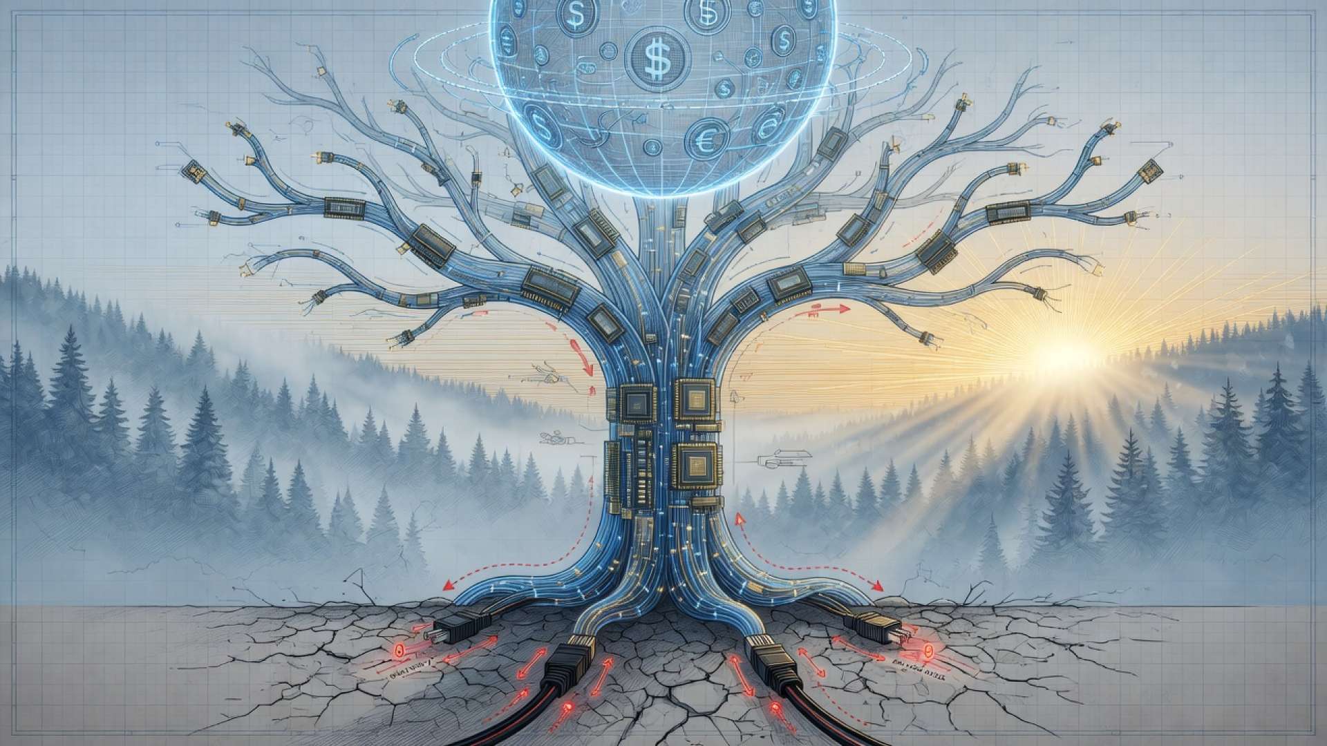 Dos fuerzas opuestas: la inteligencia artificial y la crisis energética, tiran de la economía mundial en direcciones contrarias