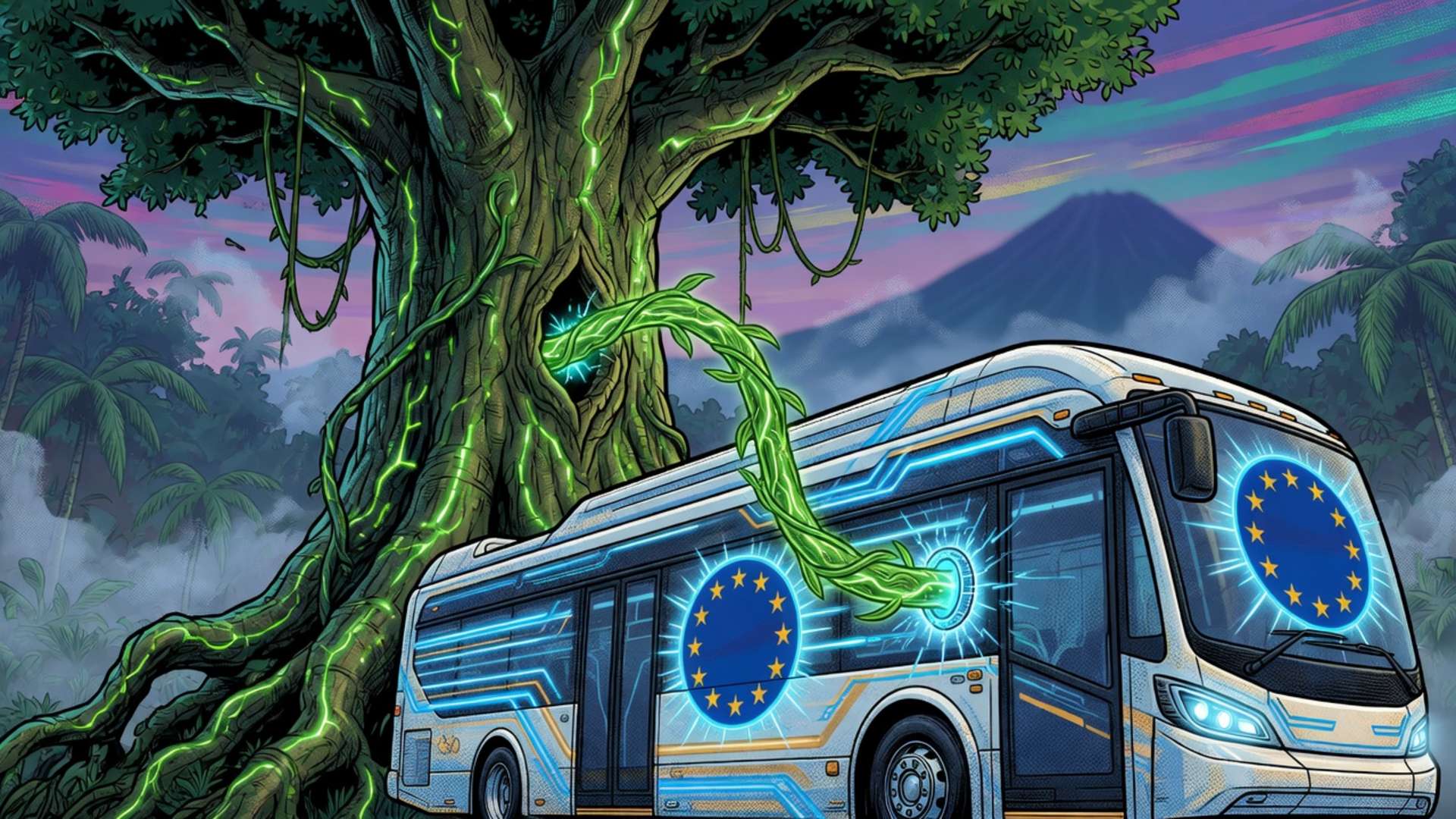 La Unión Europea y el BCR se unen para financiar autobuses eléctricos en Costa Rica