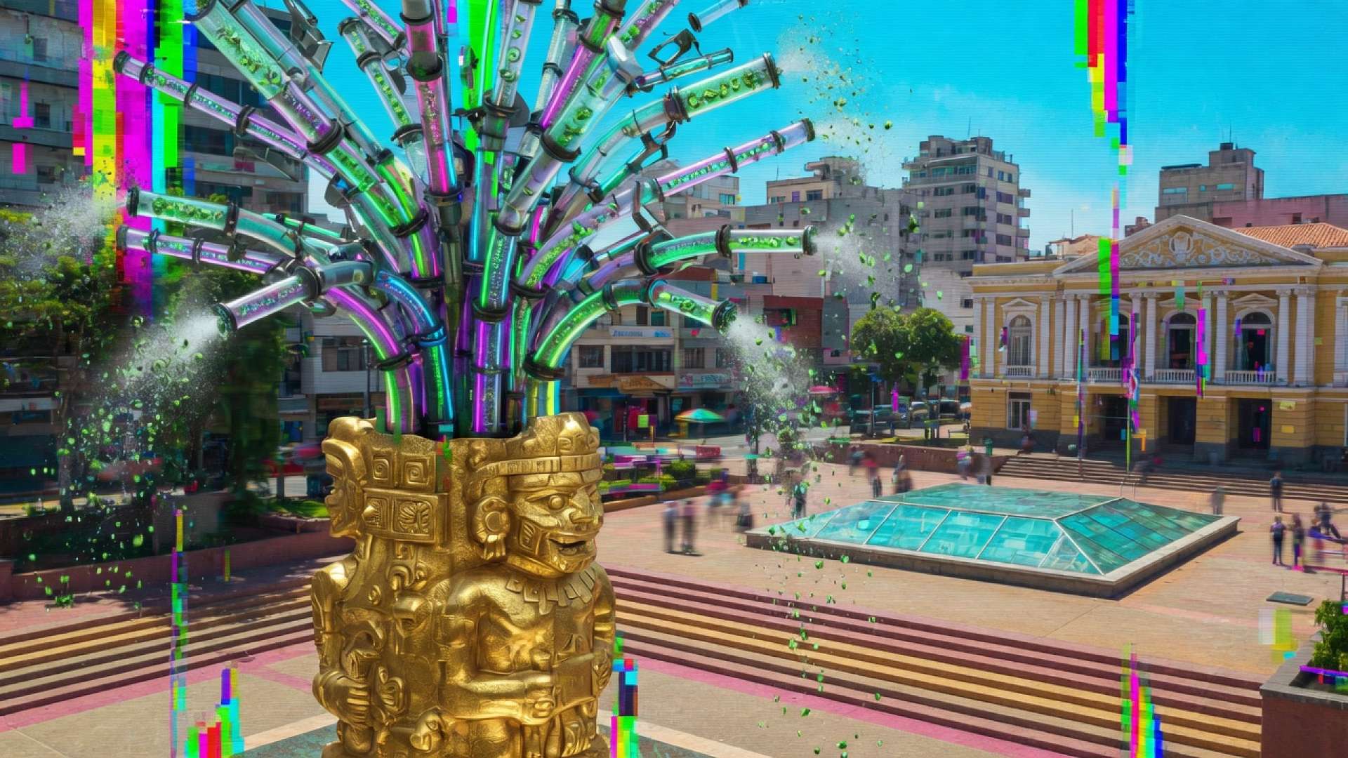 La entrada del Museo de San José se transforma en un bosque urbano autóctono